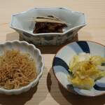 新ばし 星野 - ご飯のお供