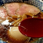鶏 牛骨 鯛と貝類の旨味が 凝縮された清湯スープ By Debu Ingodebunables De Tapun さんくるげ 神俣 ラーメン 食べログ