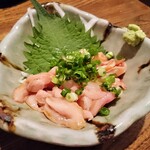 焼鳥 修 - 赤貝のヒモ刺