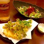 食事処 旬菜亭 - 春限定　春野菜天婦羅盛り合わせ 570円