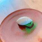 ロテュス - 西尾の抹茶とチョコレート  ピスタチオ  ラム酒の香り