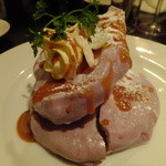 バル デ プエルト - デザート：メレンゲとキャラメルクリーム