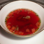 ベトラブ入り温かいコンソメスープ