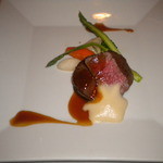 ル シエール - 牛フィレ肉のポワレ ジャガイモのエスプーマ添え