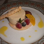 ル シエール - バナナのパルフェ・グラス　チョコレートムースを添えて