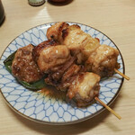 江戸政 - ピーマン肉詰め、焼鳥、ハートスタミナ