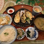 虎連坊 - 土日　牡蠣グラタンランチ　1,380円税込