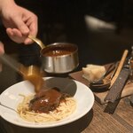 RODEO - 特製デミソースをかけハンバーグかけ～