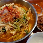 栄夏 - 豆腐チゲ鍋ランチ(1500円)