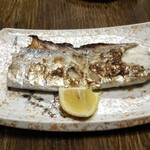 Robatayaki Inaka - たっちょ。太刀魚塩焼き。
