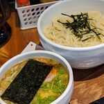 Tsukesoba Kouki - 特製つけそば（のり、チャーシュー、半熟玉子）　中盛り　あごだし豚骨