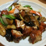 台湾料理 百味鮮 - 『 ナスと鶏肉の炒め 』