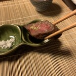 茜彩庵 山水 - 塩か山葵醤油で戴く