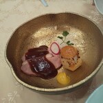 キャトルセゾン　マツイ  - 鴨肉と里芋