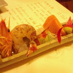 柚木元 - 車海老、中とろ、カンパチ