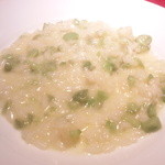トラットリア フィオーレ - そら豆のリゾット