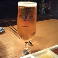 雪月花 彦根 - 先ずは麦酒♪