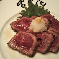 雪月花 彦根 - 近江牛のタタキ