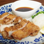 Shunka - 鶏パリっ！ポン酢：
                      薬味とポン酢で味わう鶏の揚げ物