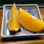 泉寿司 - 泉寿司 ＠中板橋 ランチに付くデザートの果物