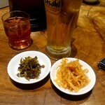 博多 一風堂 - まずは生ビールで乾杯‼️