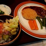 レストラン ぷりむろーず - ツイン定食￥1100(税込)