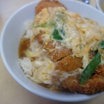 津田食堂 - 「カツ丼」（600円）のアップ