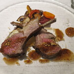 リストランテ サクラ - 子羊のロースト　粒マスタード