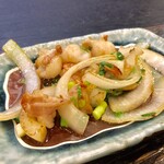 かくかくしかじか - 牛ホルモンネギ塩焼き  680円