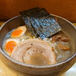 麺屋 音 - 特製濃厚煮干しそば　しょう油(19-12)