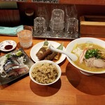 麺屋 六感堂 - 限定麺＋チャコ飯＋おつまみ