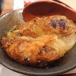 つるあん - 玉ねぎの天ぷらズーム