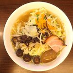 豚骨ラーメンとまぜそば 池めん - 塩タンメン＋コンビ味玉