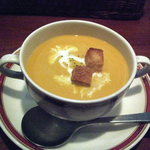 遊食屋 - シーフードドリアとかぼちゃのスープ
