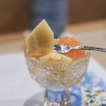 うを徳 - 越後（ゑちご）の洋梨（やうなし）"ル・レクチェ"