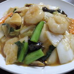やきそば中華 龍 - えびあんかけ焼きそば