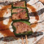 鳥茂 - ピーマン肉詰め