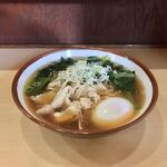 そばの神田 東一屋 - アサソバビンボー！　
      朝そば＋肉！