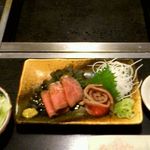 Maruhachi - ﾛｰｽﾄﾋﾞｰﾌ＆牛肉のたたき