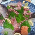 くつろぎ亭ひこべえ  - イサキ姿造り盛り　旧店舗