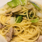かのん - 豚肉と白菜のスパゲティ