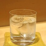 割烹はらだ - 芋焼酎　鳴門金時のロック