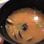 松江の台所 こ根っこや - 追加「しじみ味噌汁」(100円)