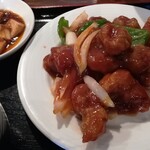 富泉楼コジーニャ - ボリューミーな酢豚、ミニ麻婆豆腐