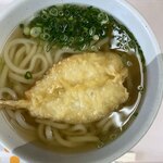 壇之浦パーキングエリアレストラン - ふく天うどん@690