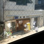 伊藤課長 - 窓から、神田ふれあい通りを見下ろす