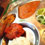 Indhian Resutoran Thiraga - チキンもカレーも美味しい！