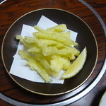 沖縄料理 サスケ - 島ラッキョのてんぷら