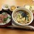 デニーズ - 料理写真:まぐろご飯とうどんのセット・豆腐サラダ付き