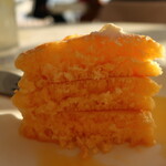 江の島パンケーキ - パンケーキ断面アップ